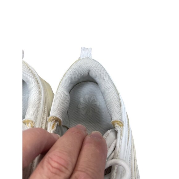 Nike Air Max 97 Triple White Womans Low Top Sneakers Sz 10 SKU 9484 - Picture 10 of 16